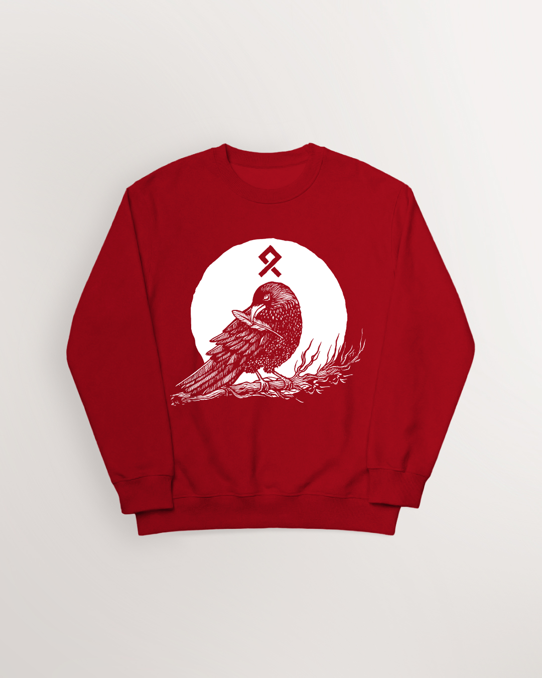 Muninn plucking feathers Sweatshirt