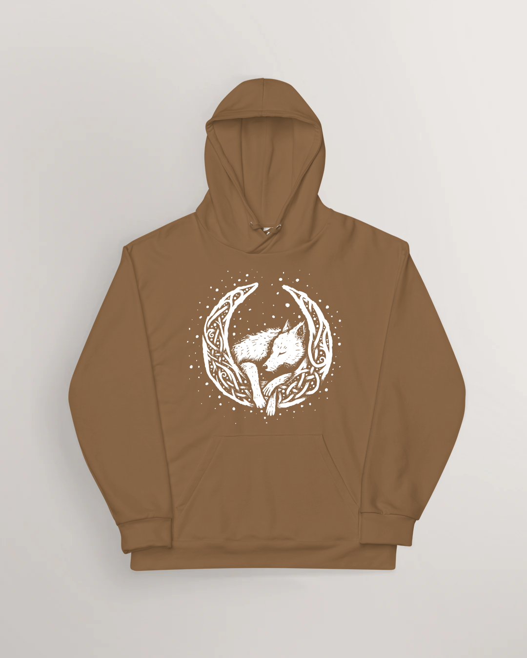 Knotwork of Mani and Sköll Hoodie
