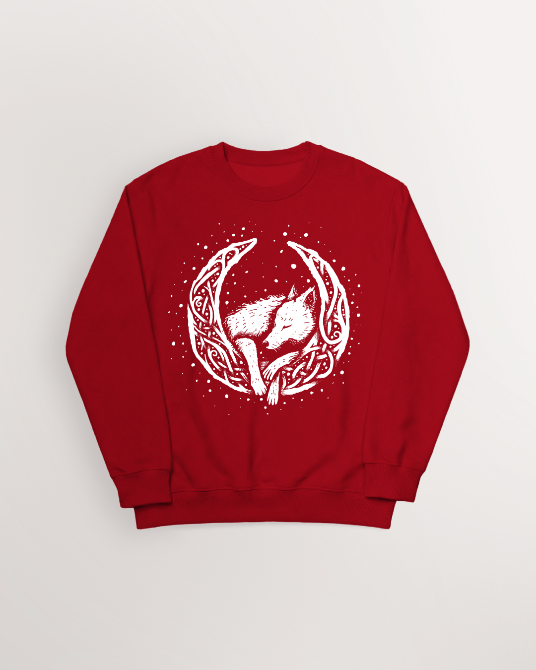 Knotwork of Mani and Sköll Sweatshirt