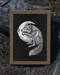 Skoll cuddling Mani Poster