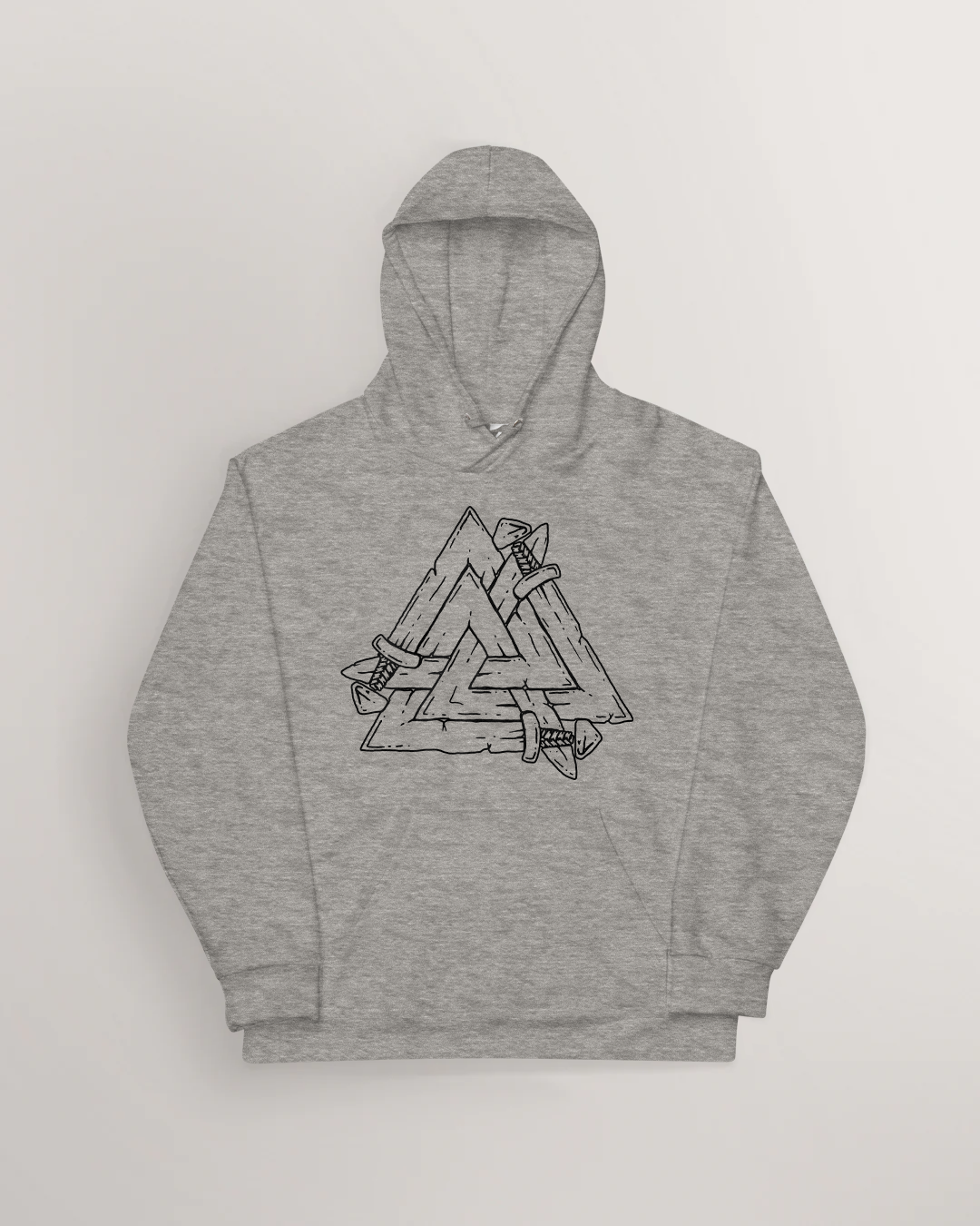 Swords of Valknut Hoodie