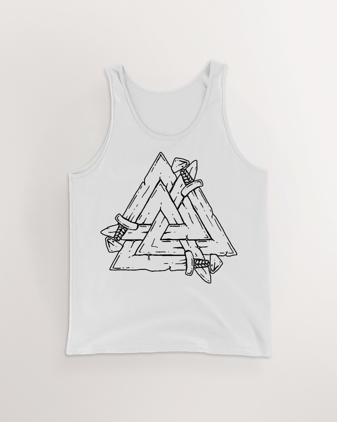 Swords of Valknut Tanktop