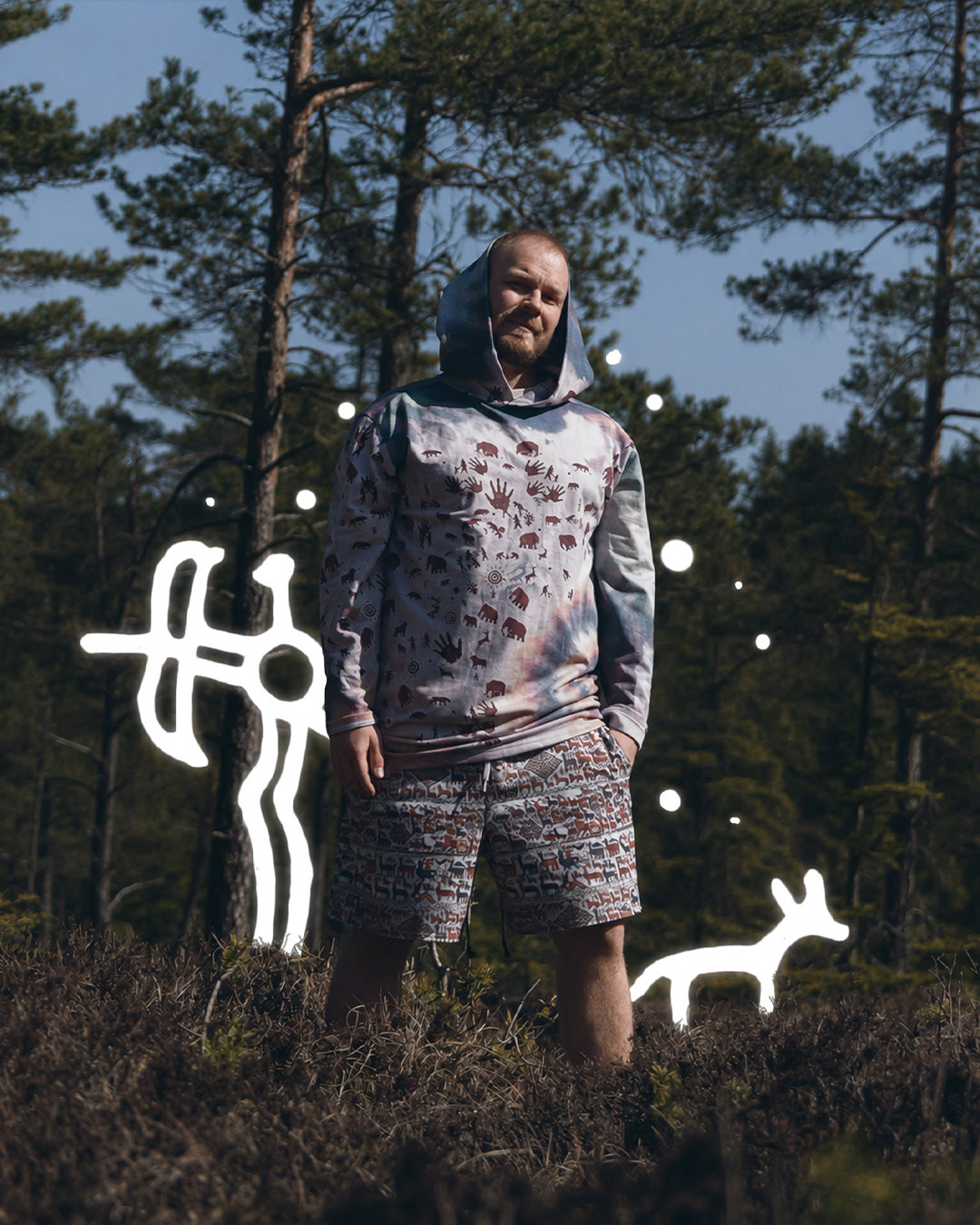 Tie Dye Cavepainting Thulr