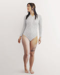 White Jelling Surfsuit