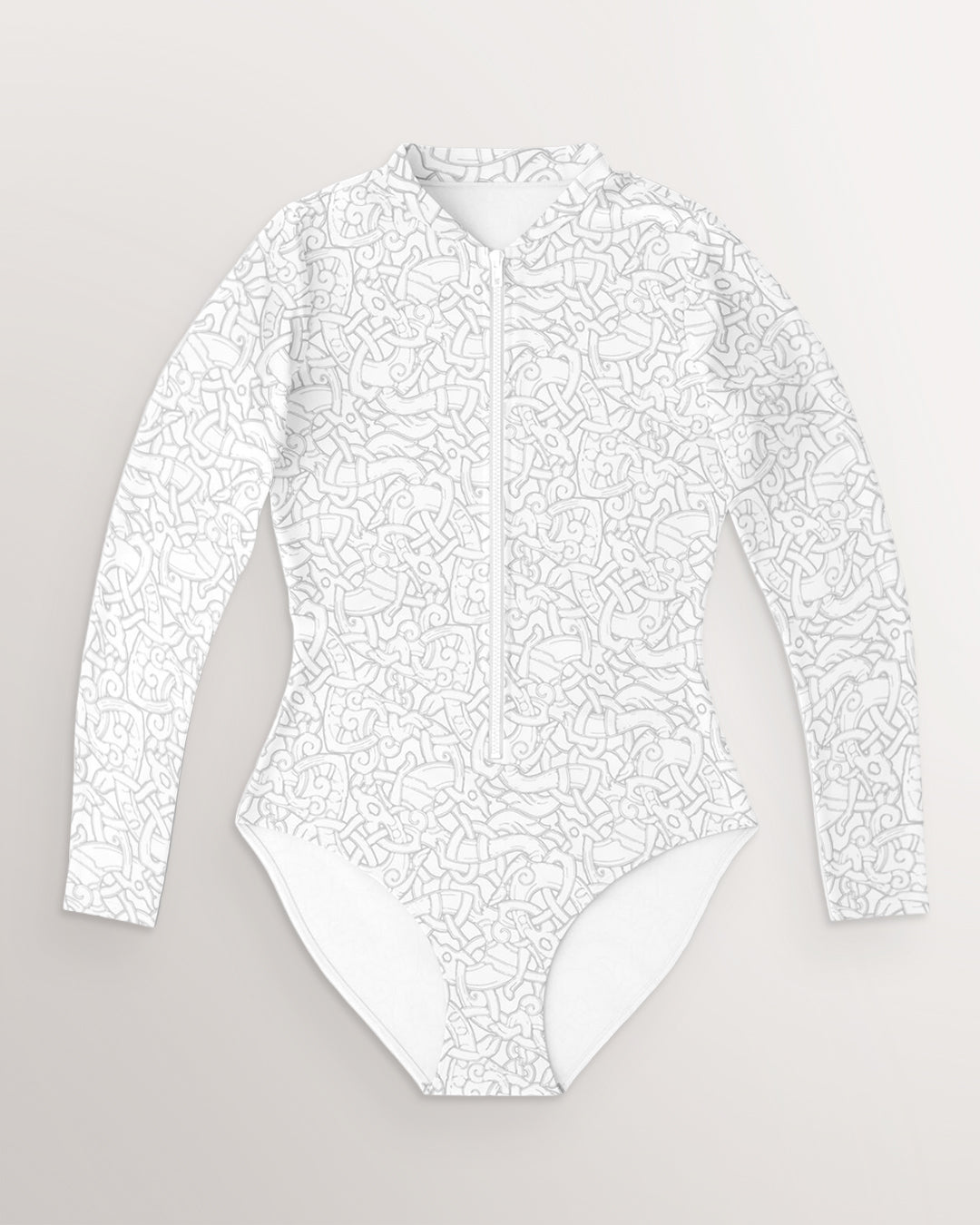 White Jelling Surfsuit