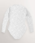 White Jelling Surfsuit