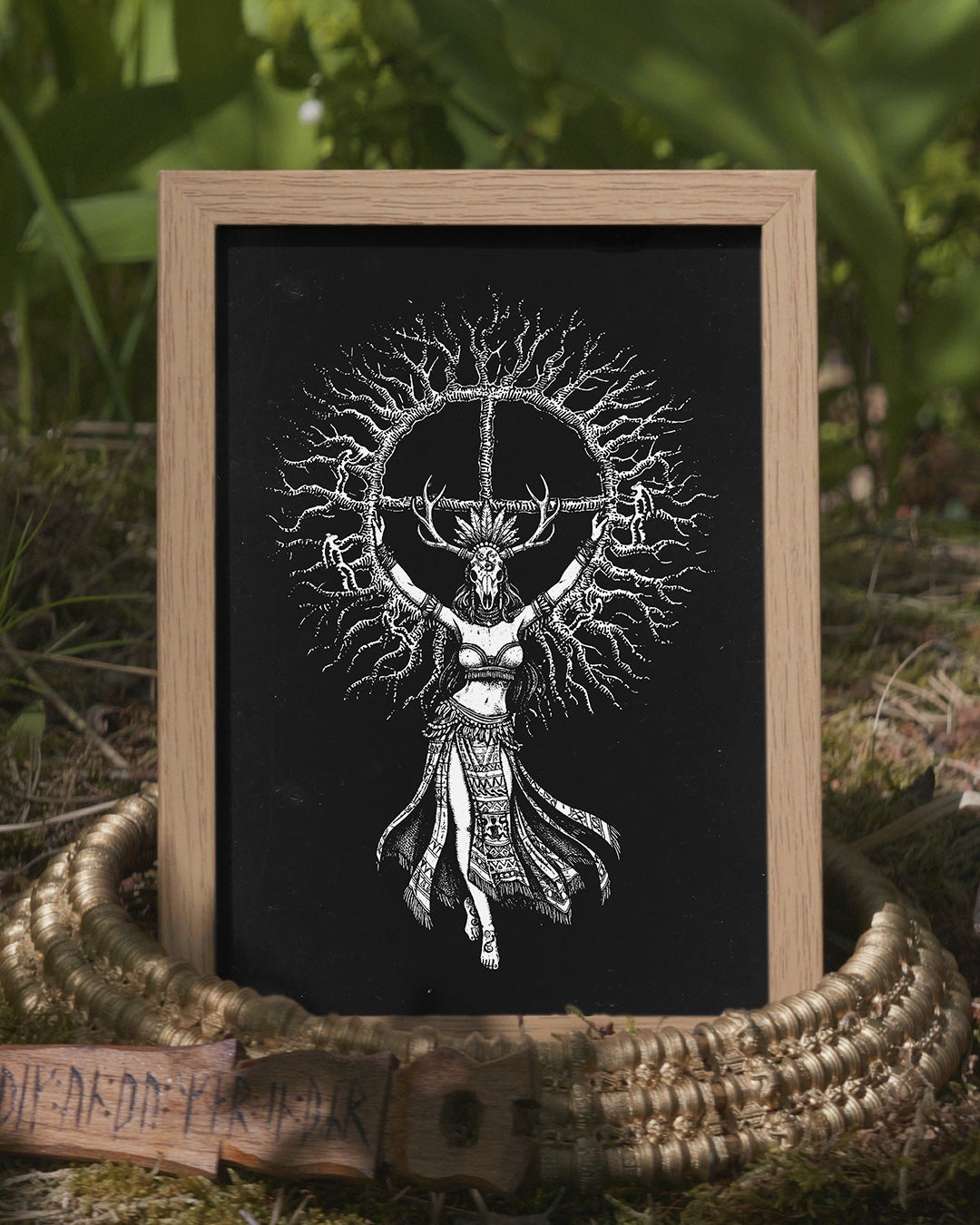 Winter Solstice Shaman Poster
