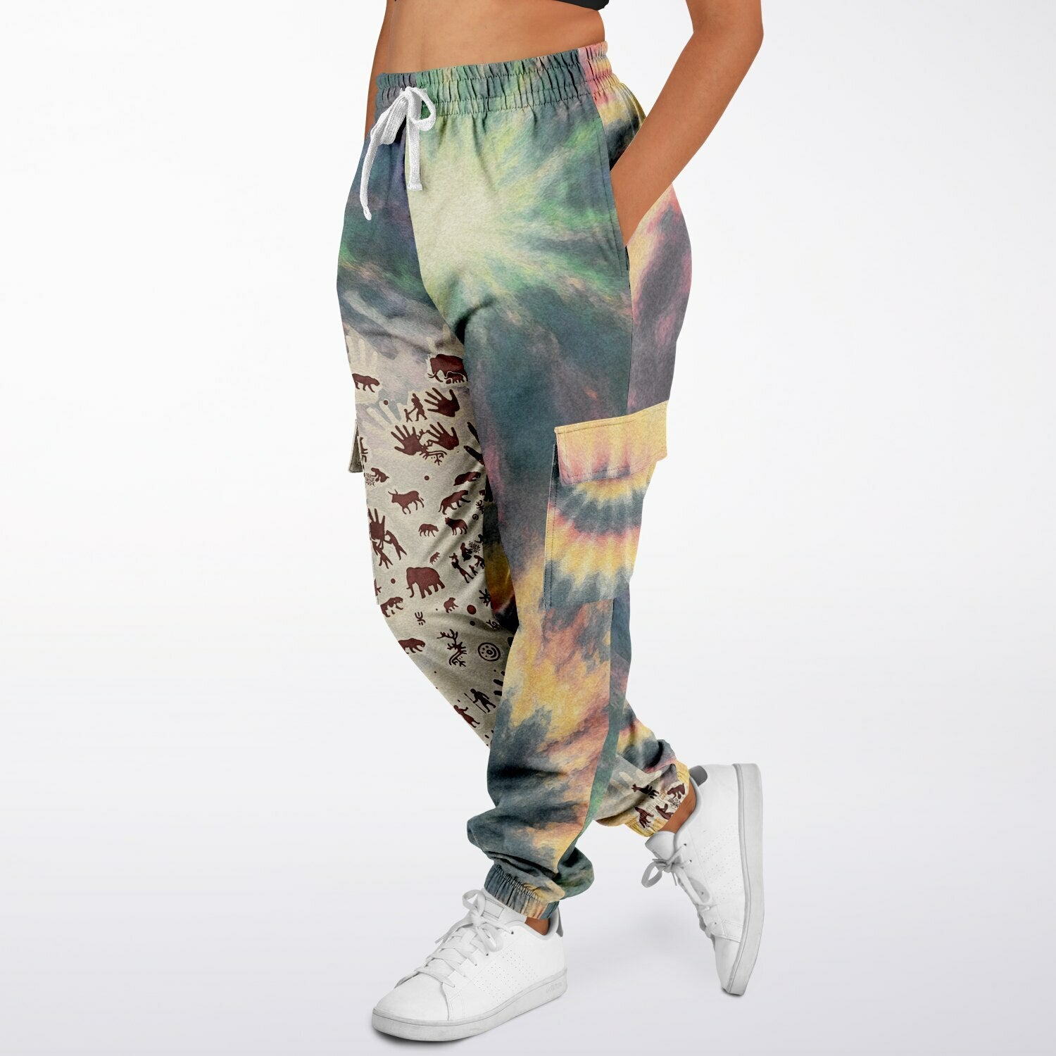 Tie Dye Cavepainting Cargopants