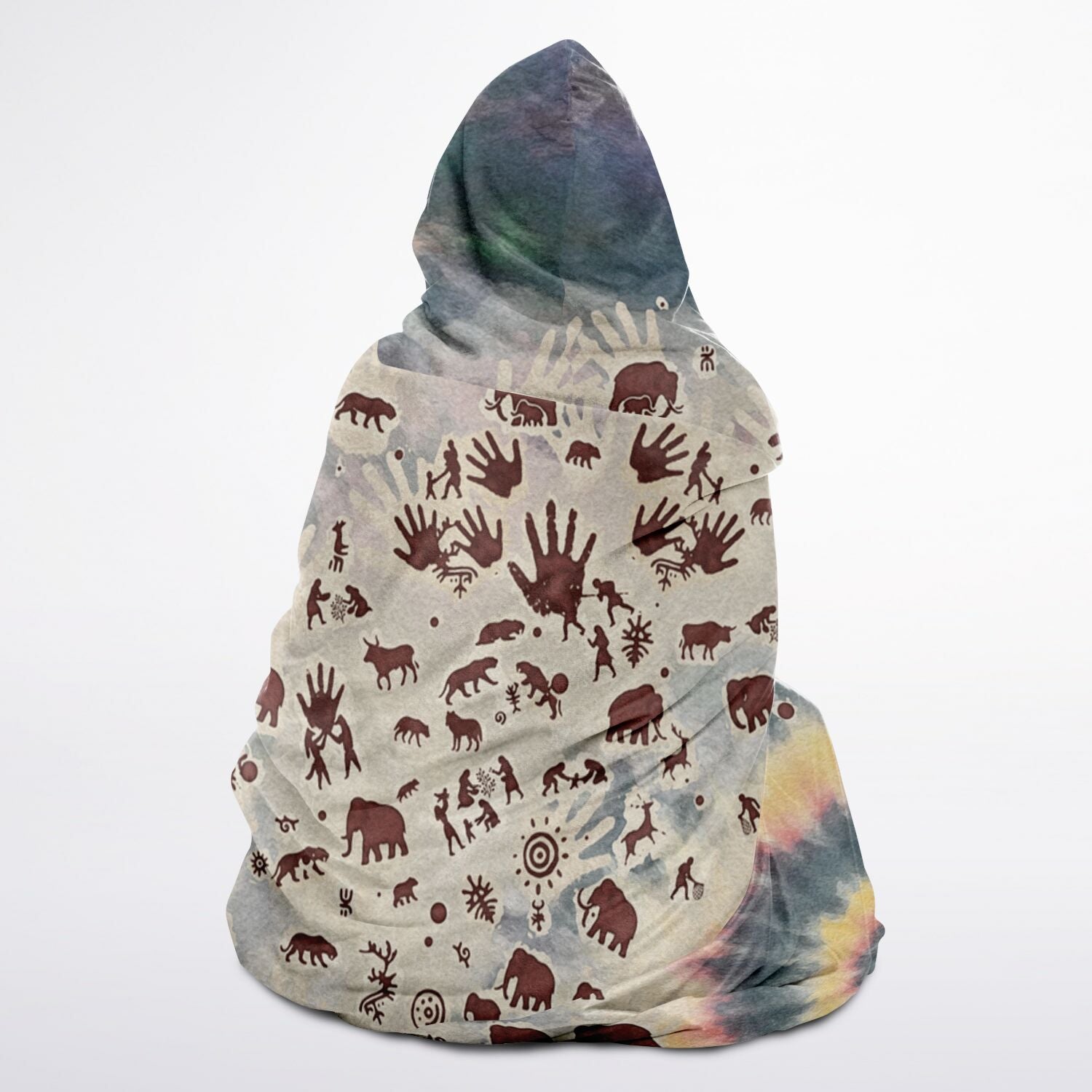 Tie Dye Cavepainting Blanket
