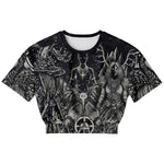Norse Mythology Croptop Sweatshirt
