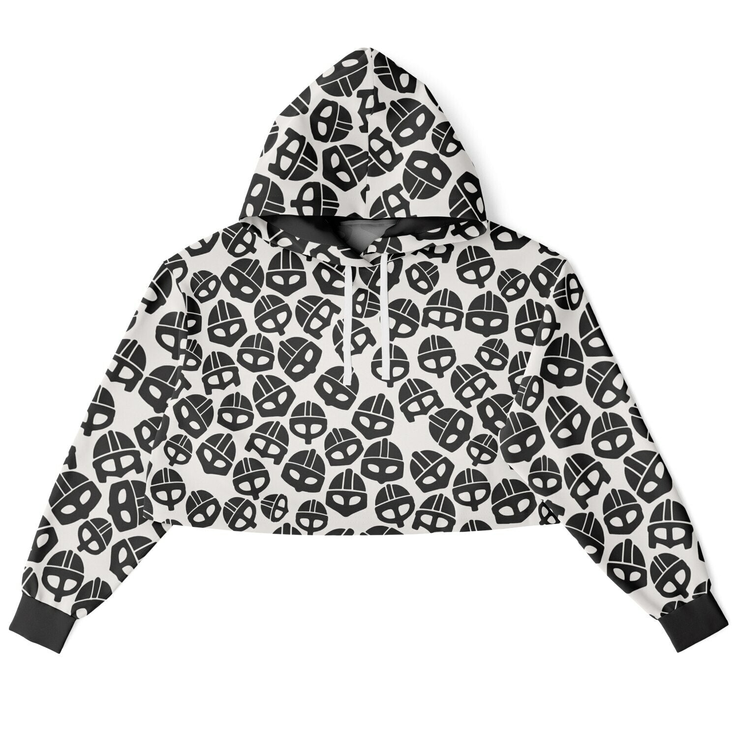 Valsgärde Viking Helmet Croptop Hoodie