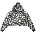Valsgärde Viking Helmet Croptop Hoodie