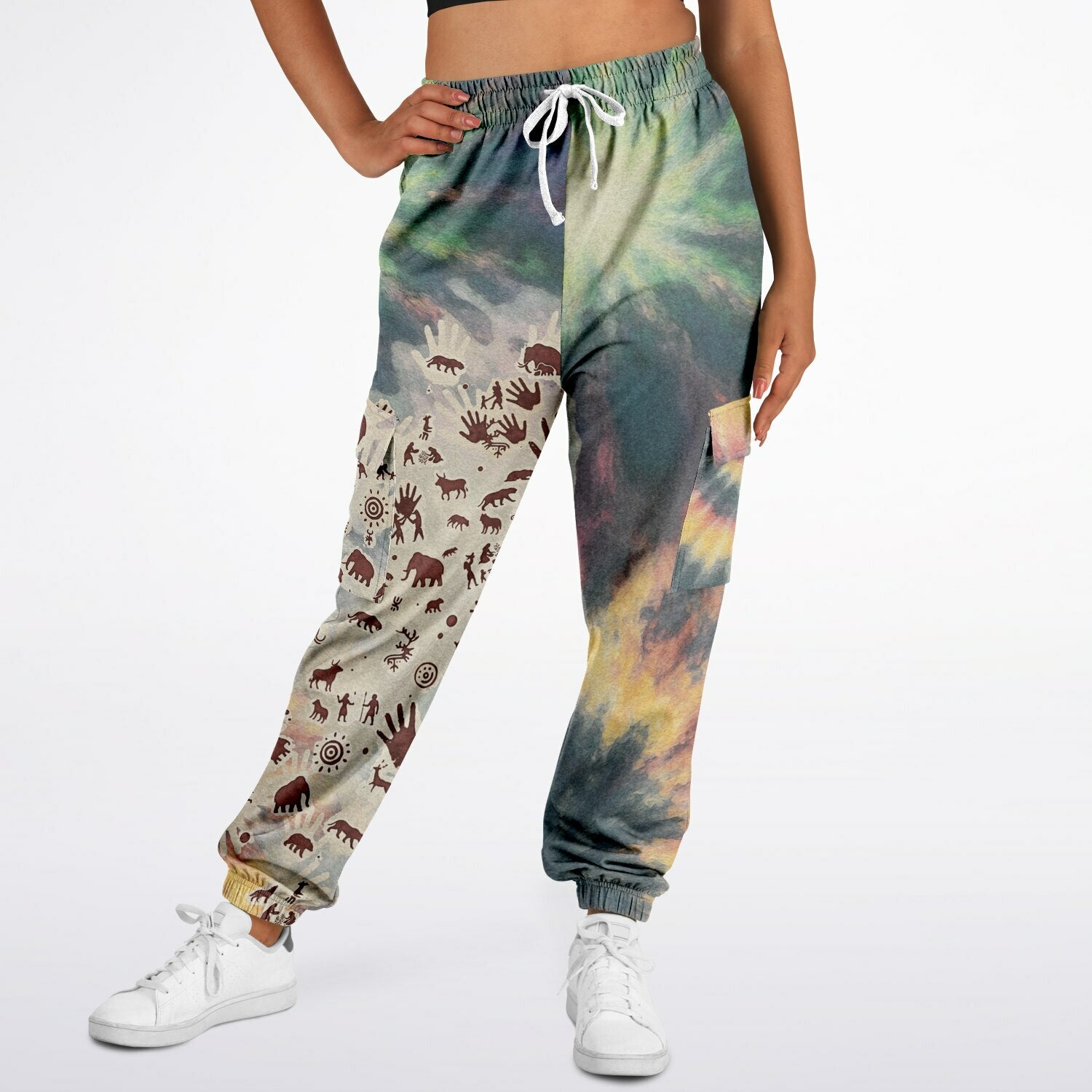 Tie Dye Cavepainting Cargopants