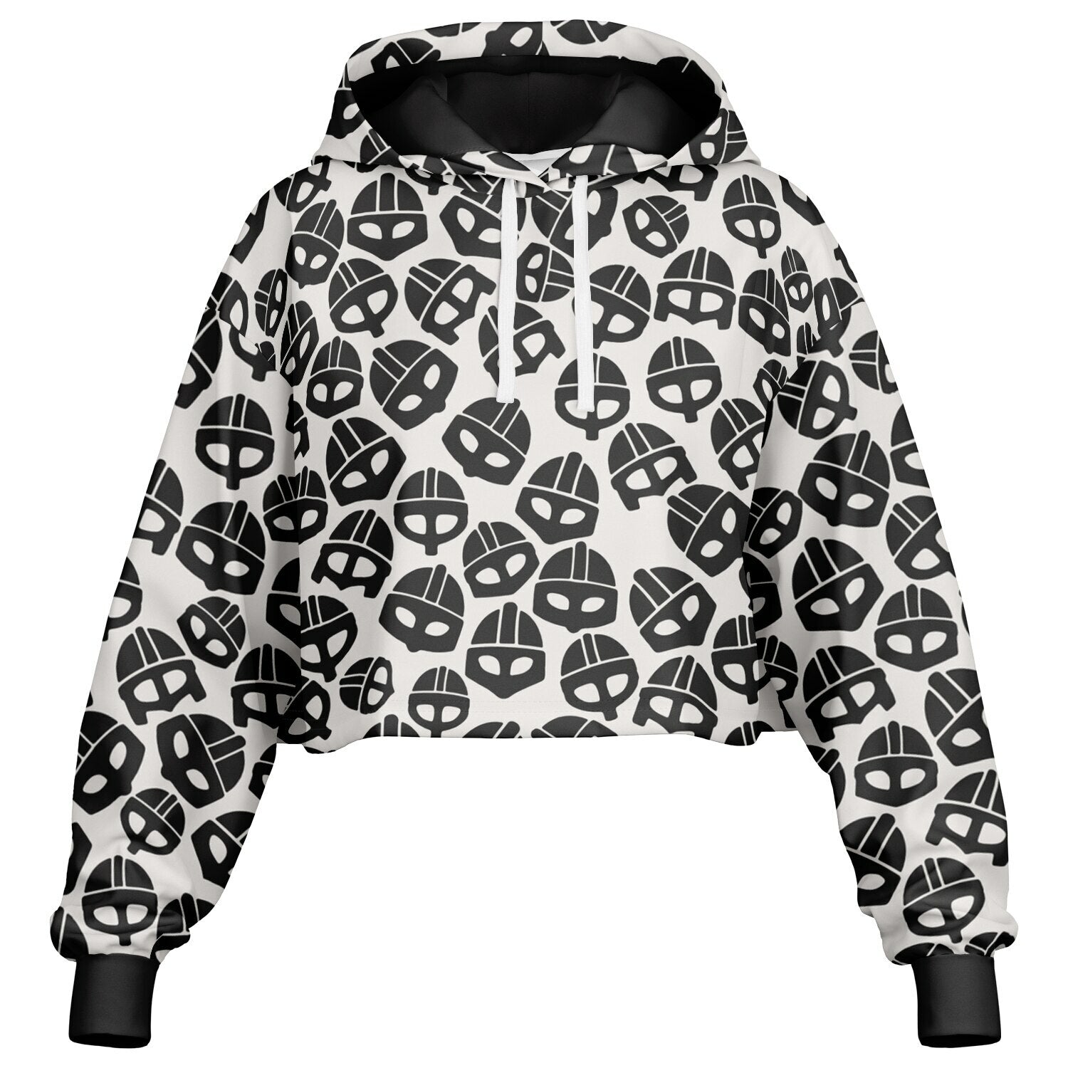 Valsgärde Viking Helmet Croptop Hoodie