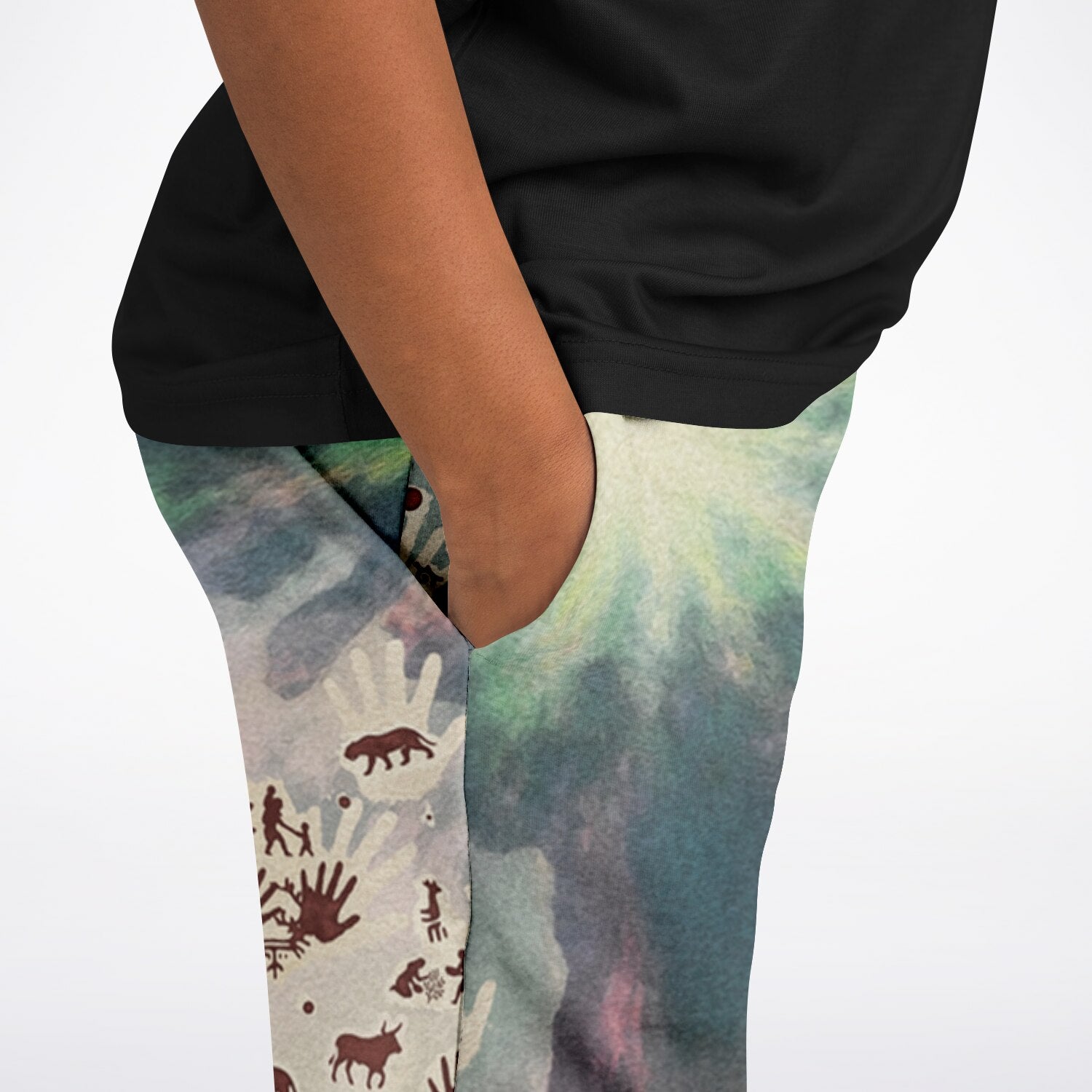 Tie Dye Cavepainting Kids Joggers