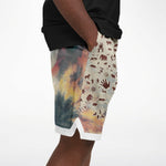 Tie Dye Cavepainting Basketball Shorts
