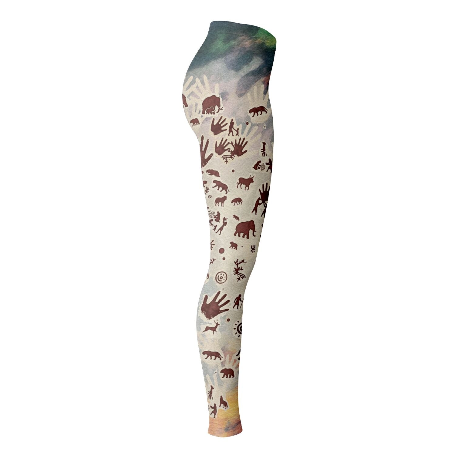Tie Dye Cavepainting Leggings