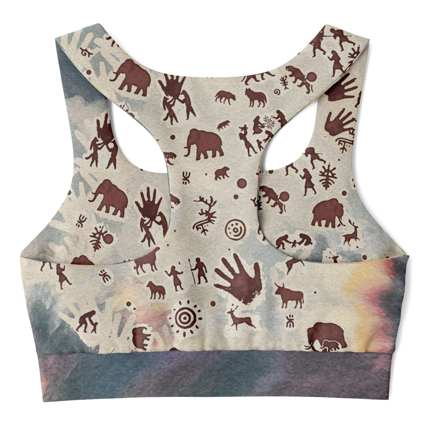 Tie Dye Cavepainting Sportsbra