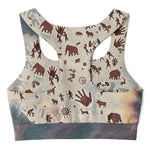 Tie Dye Cavepainting Sportsbra