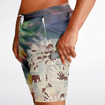 Tie Dye Cavepainting 2-in-1 Shorts (Men)