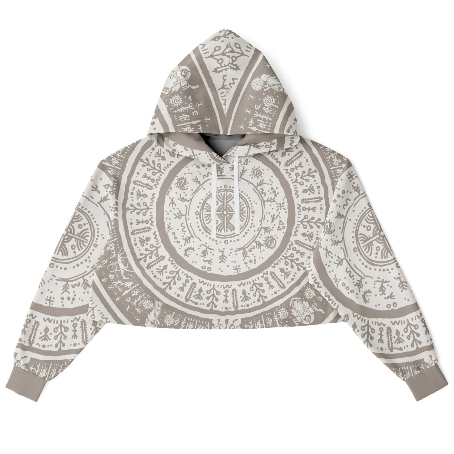Sun Sigil Croptop Hoodie