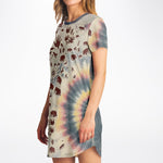 Tie Dye Cavepainting Shirtdress