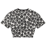 Valsgärde Viking Helmet Croptop Sweatshirt