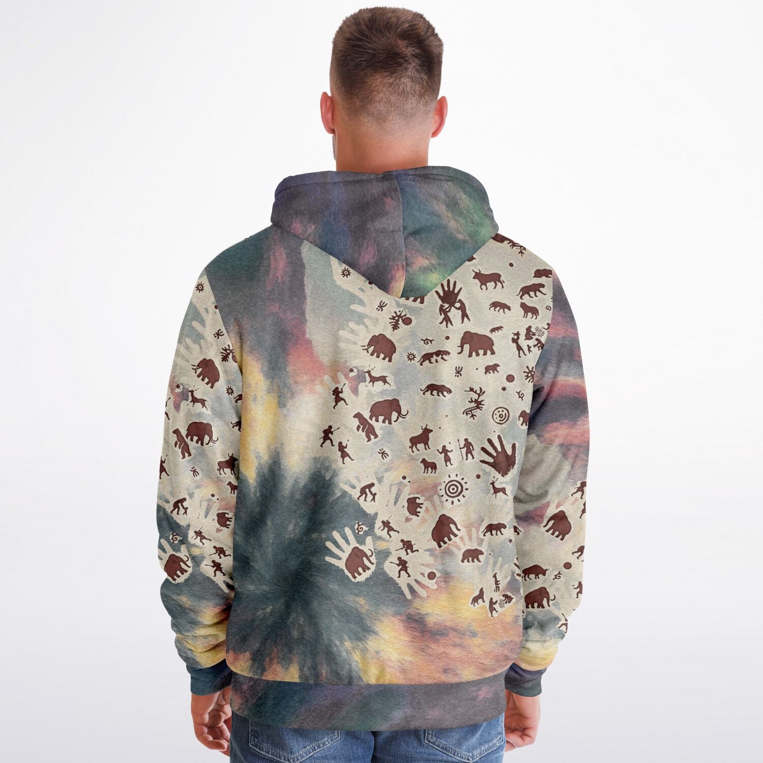 Tie Dye Cavepainting Jacket
