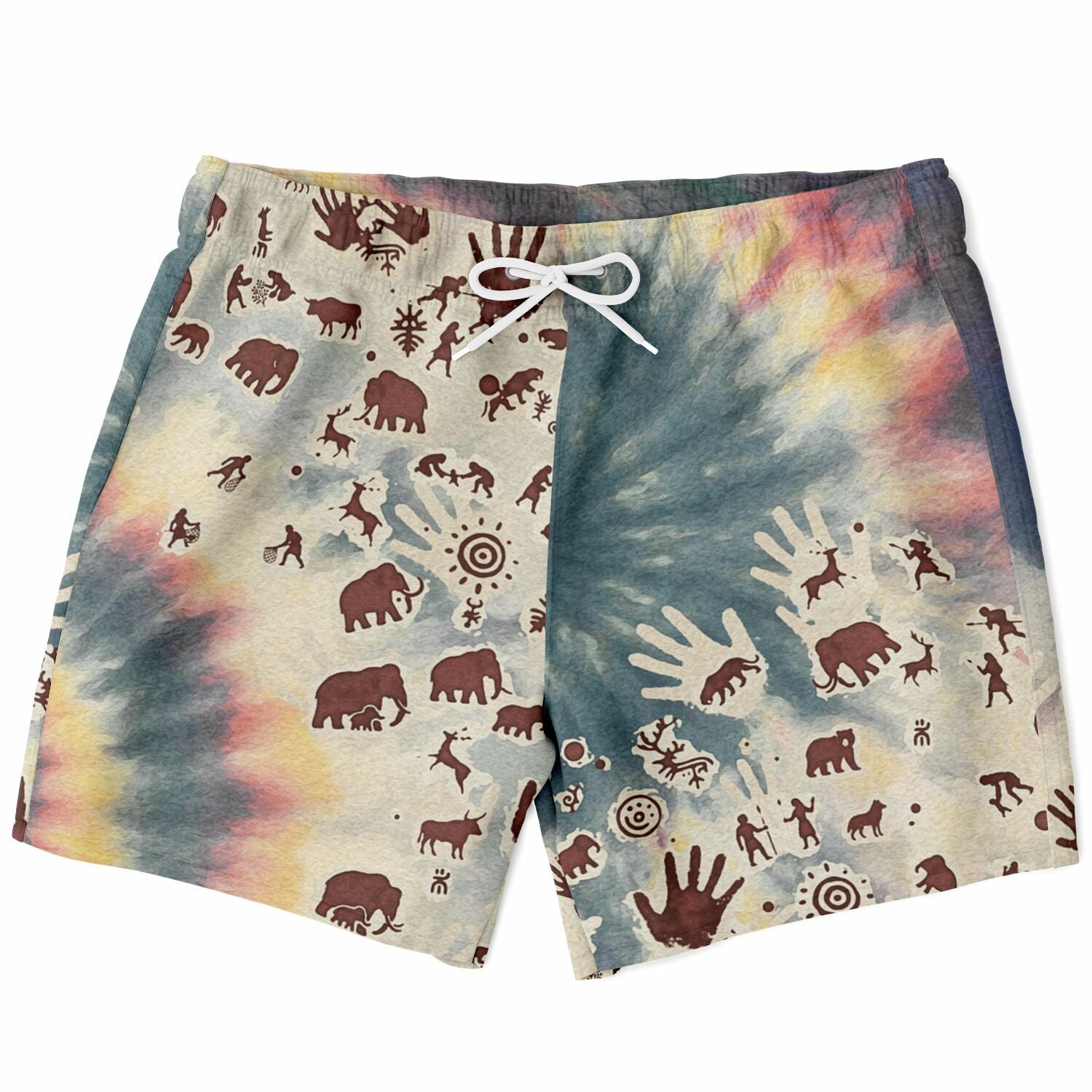 Tie Dye Cavepainting Shorts