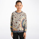 Tie Dye Cavepainting Kids Sweatshirt