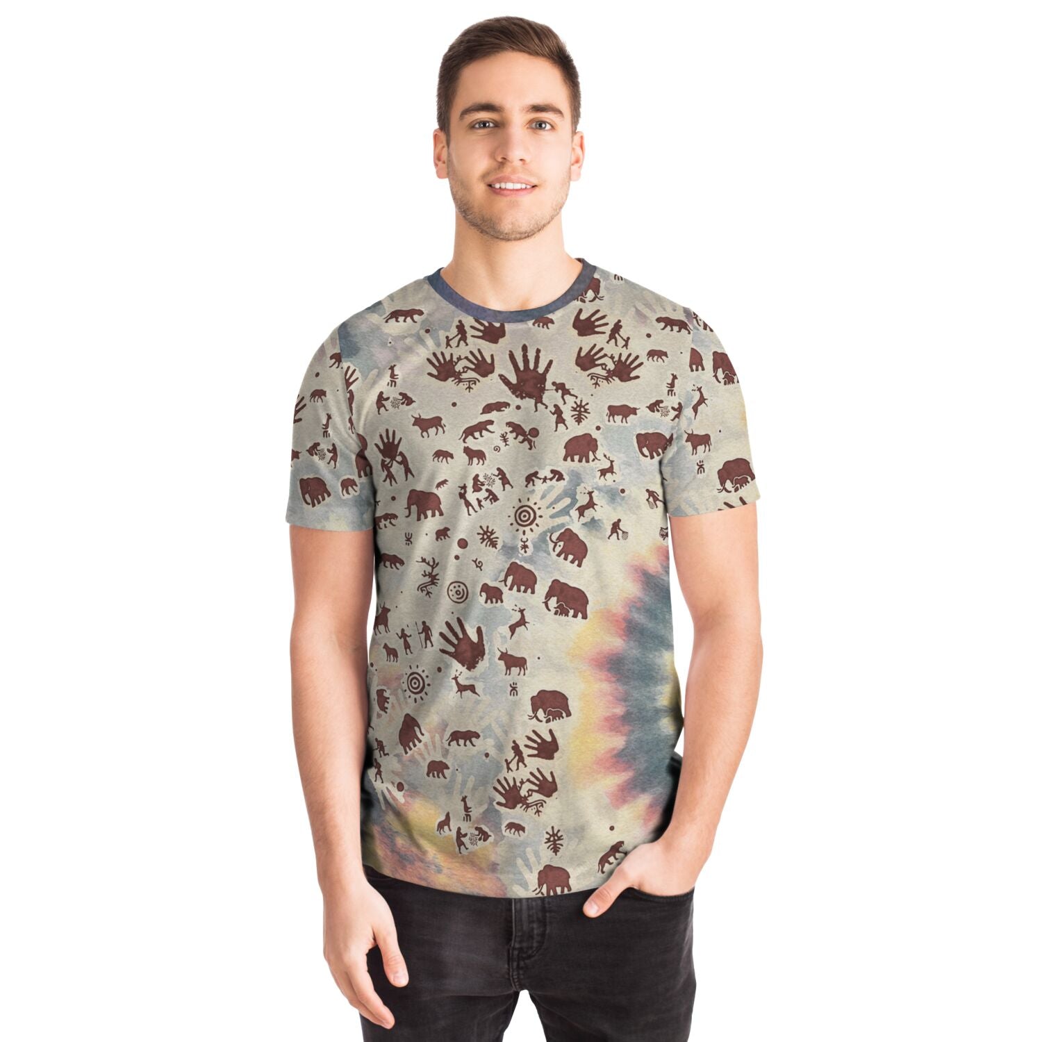 Tie Dye Cavepainting Shirt