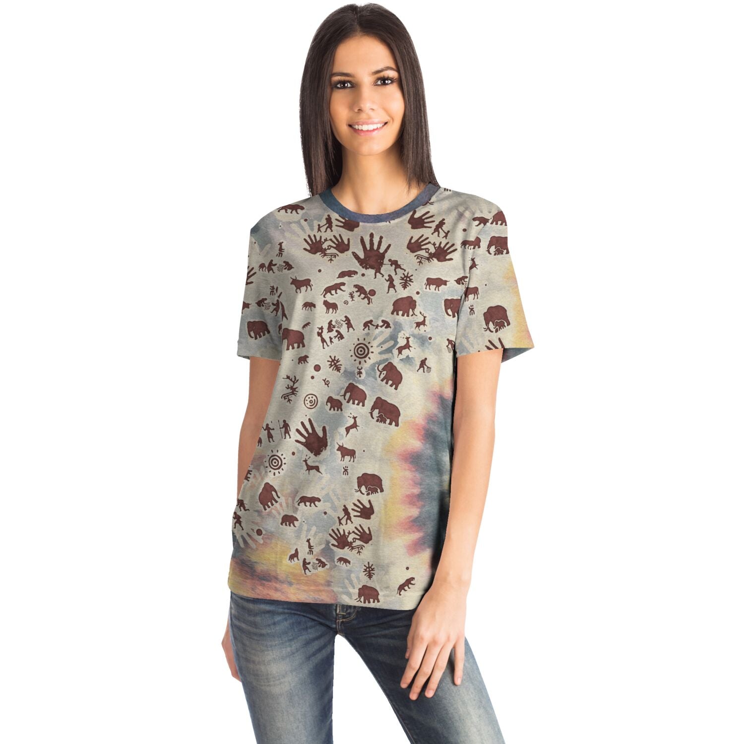 Tie Dye Cavepainting Shirt