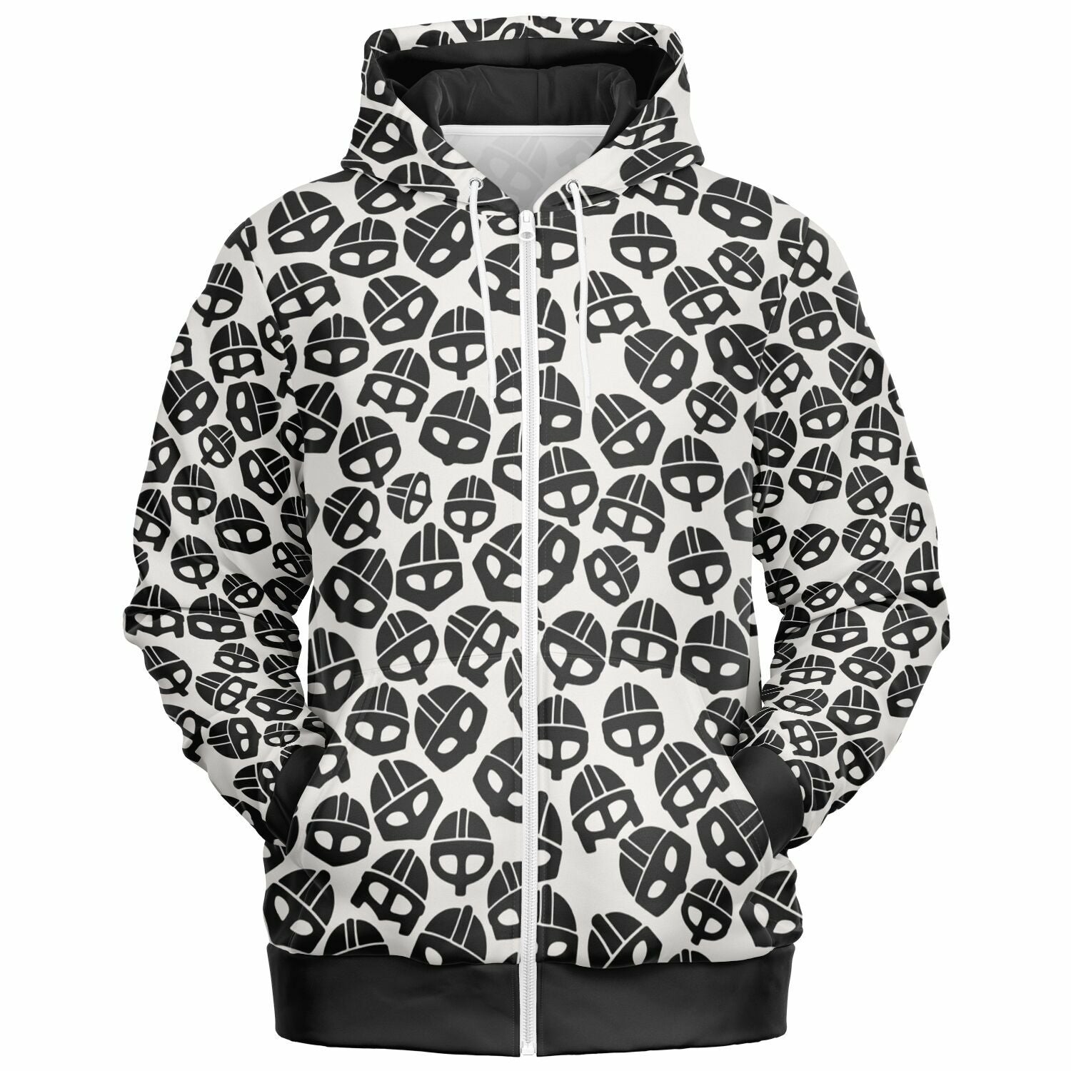 Valsgärde Viking Helmet Zip-Up Hoodie