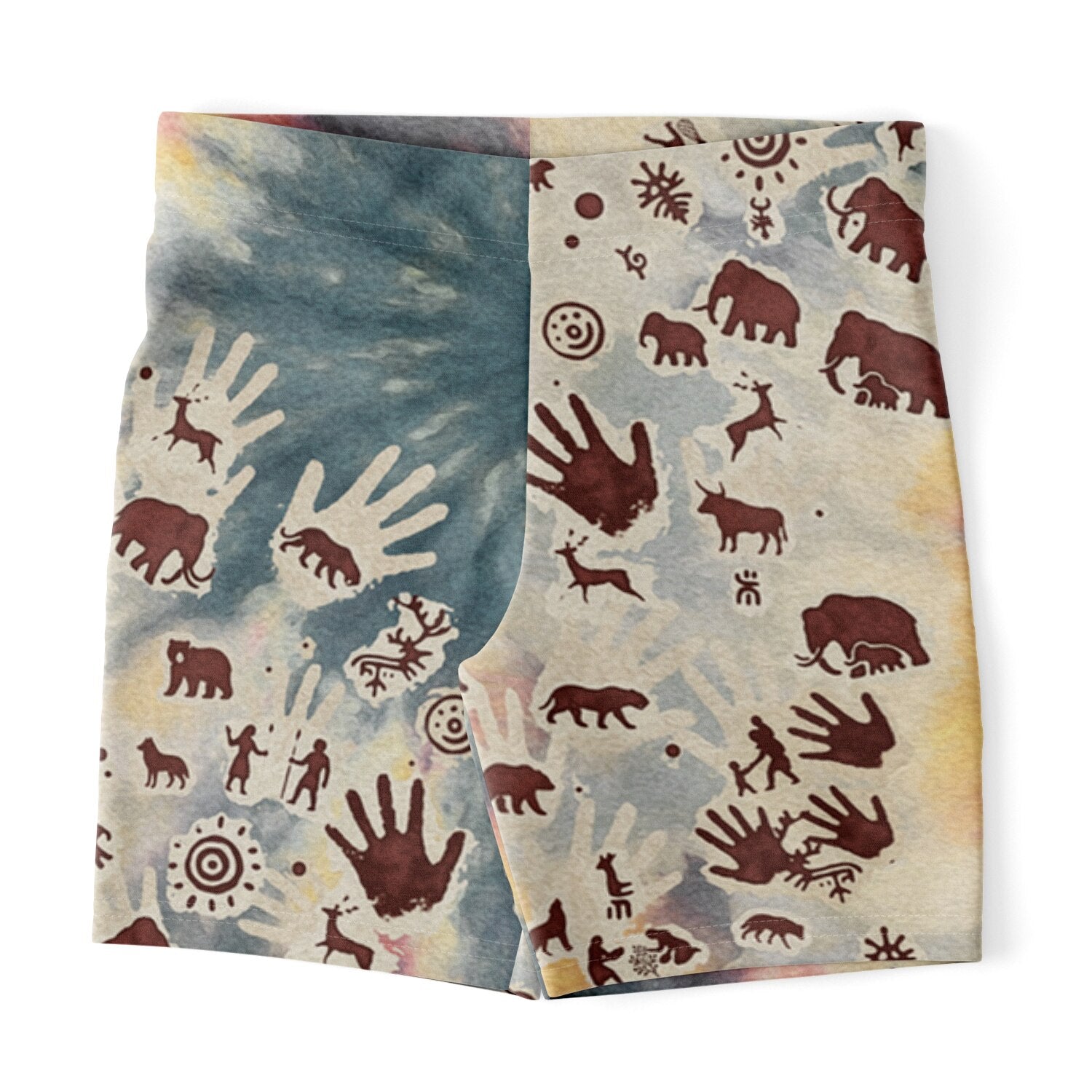 Tie Dye Cavepainting Legging Shorts