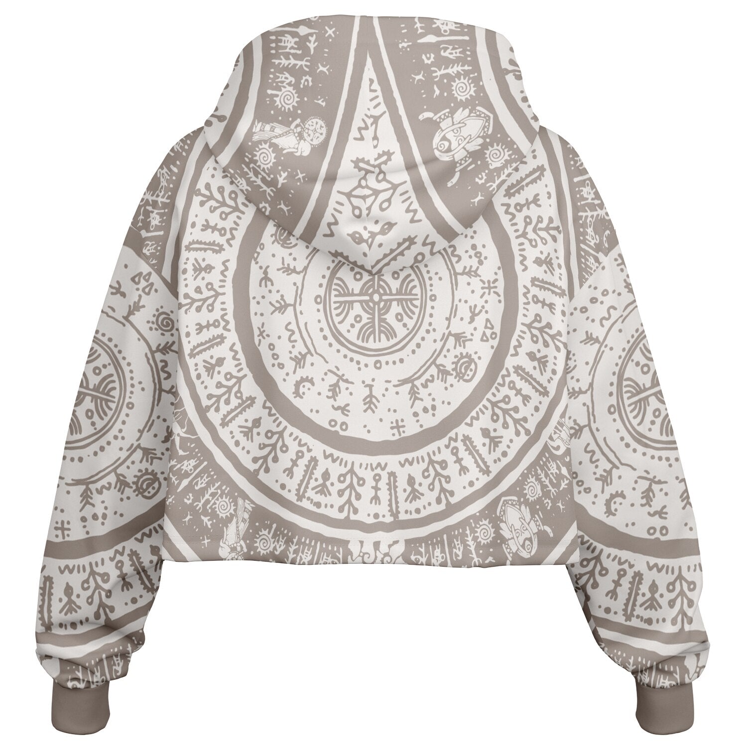 Sun Sigil Croptop Hoodie