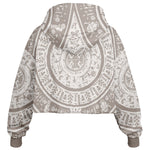 Sun Sigil Croptop Hoodie