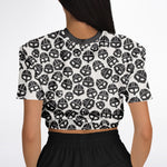 Valsgärde Viking Helmet Croptop Sweatshirt