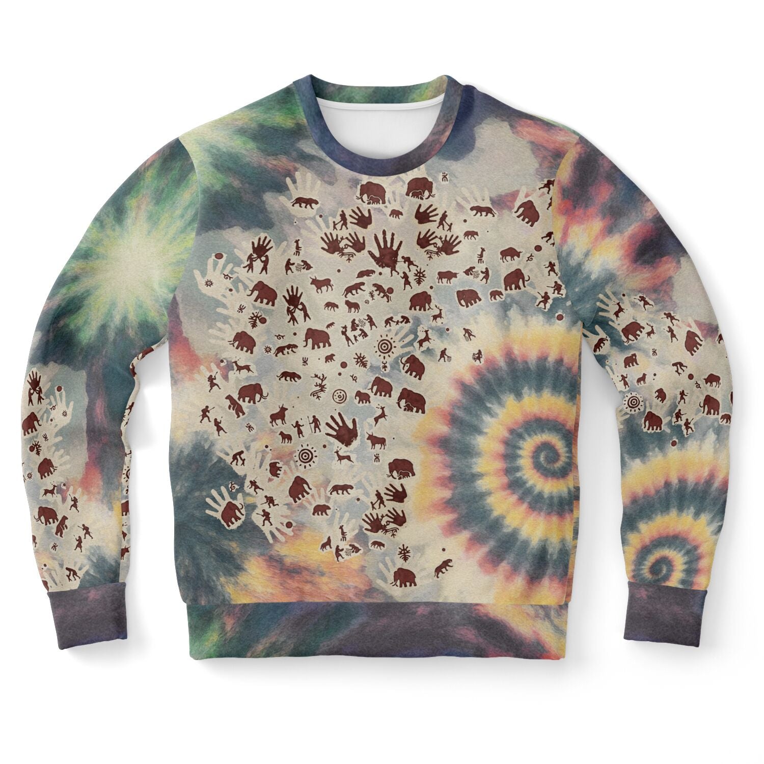 Tie Dye Cavepainting Sweatshirt