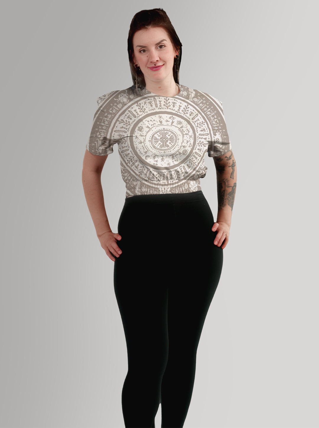 Sun Sigil Croptop Sweatshirt