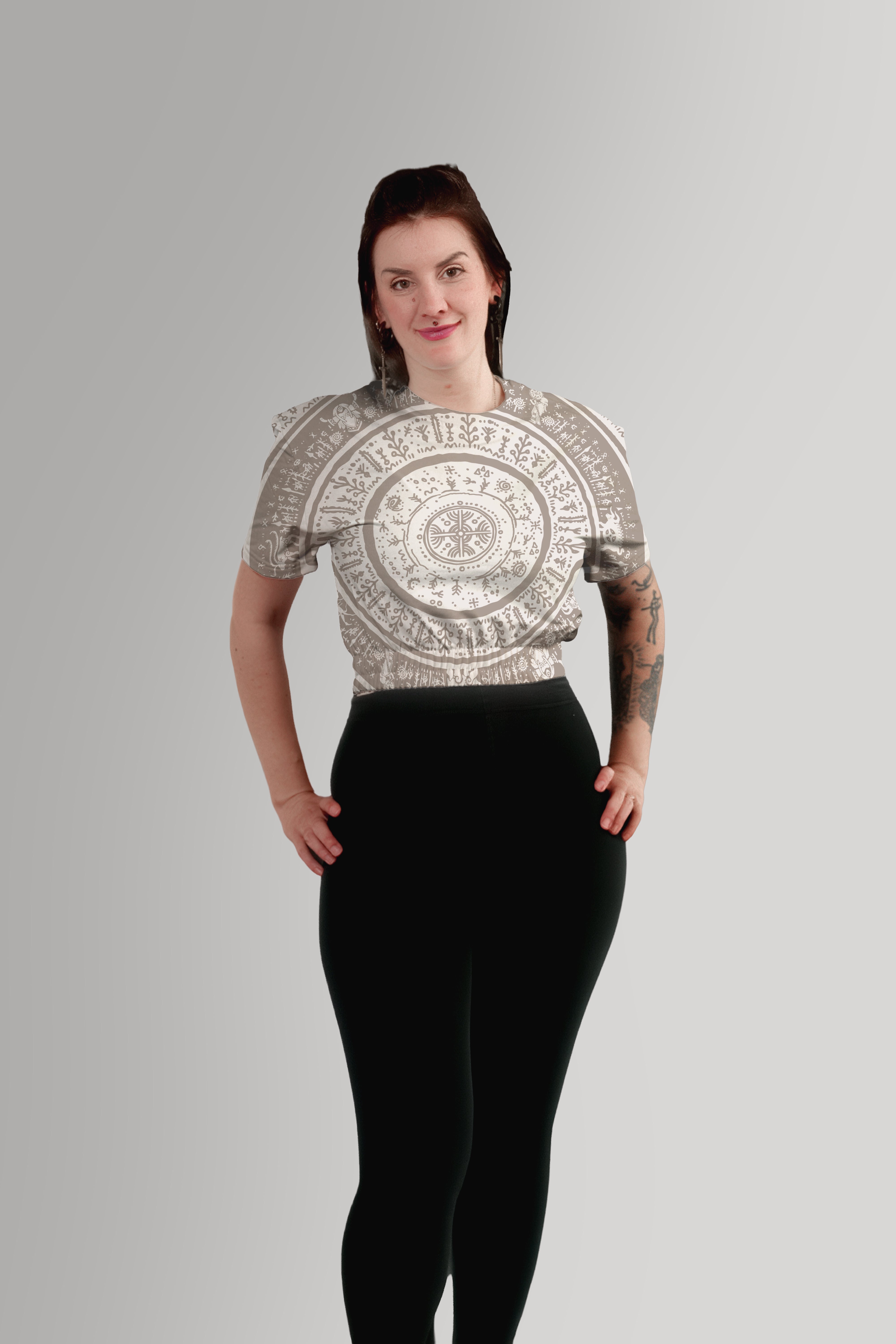 Sun Sigil Croptop Sweatshirt