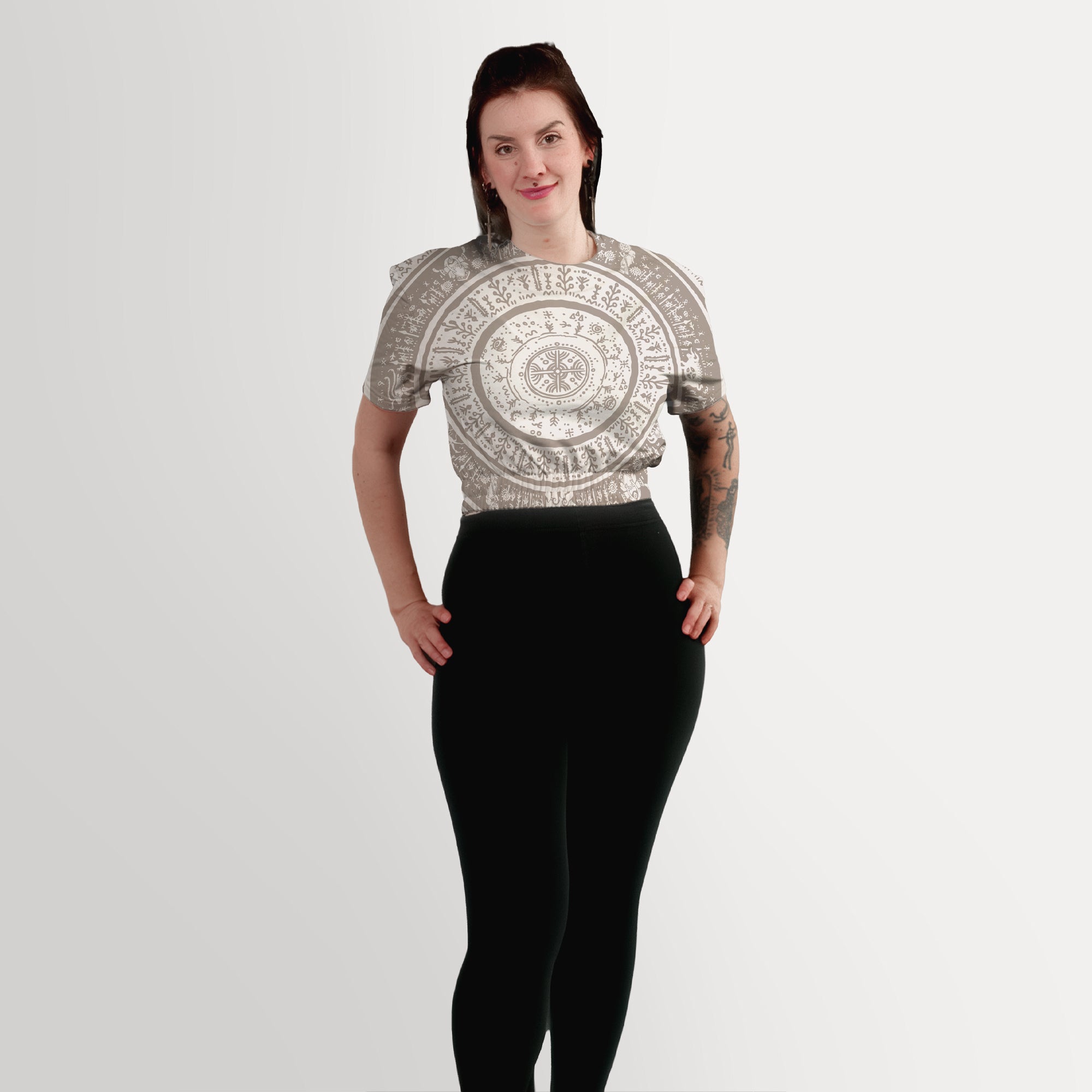 Sun Sigil Croptop Sweatshirt