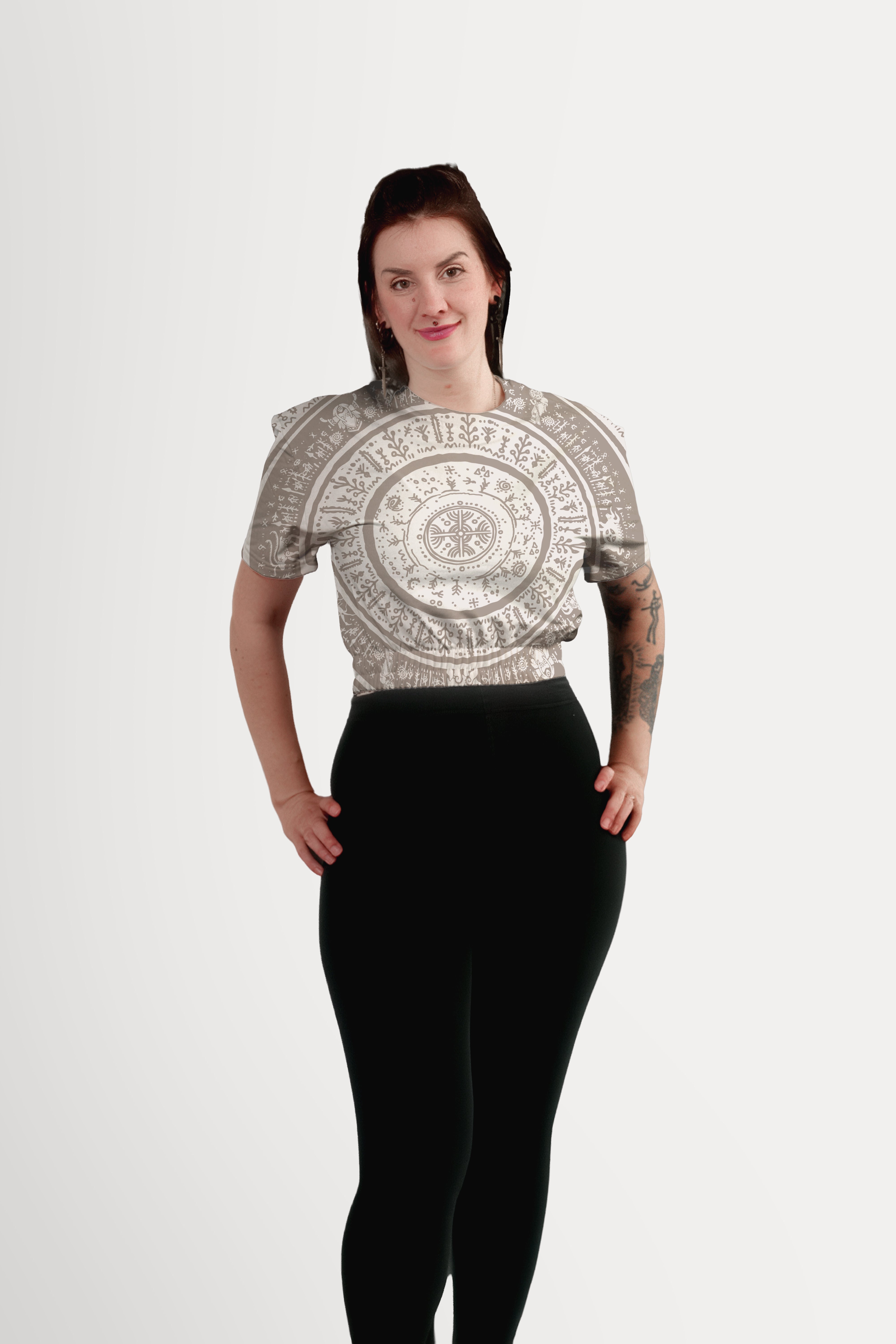 Sun Sigil Croptop Sweatshirt