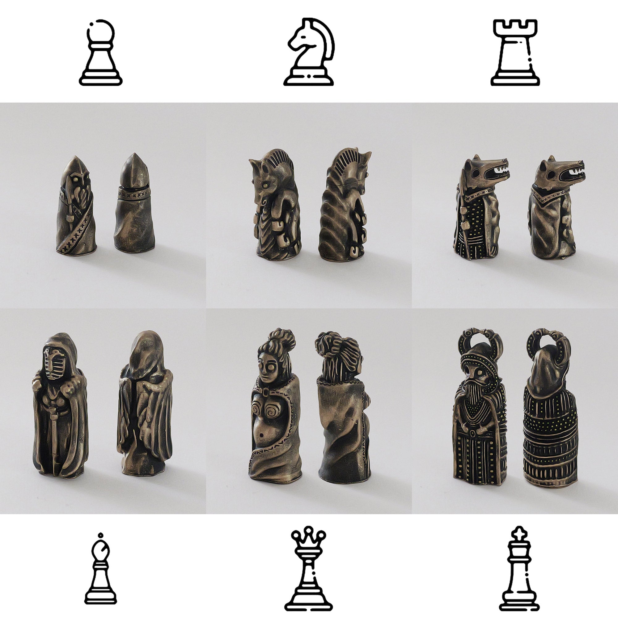 Odin Chess Pieces