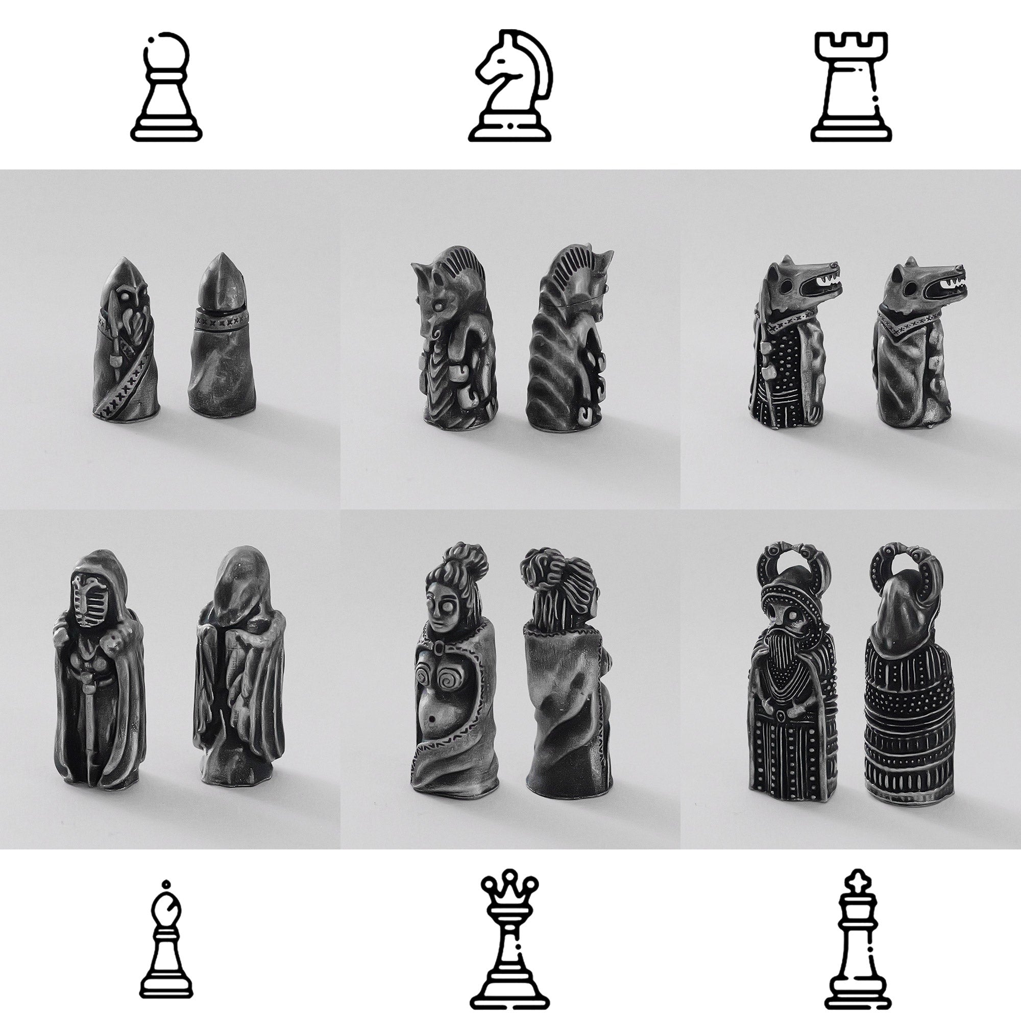 Odin Chess Pieces