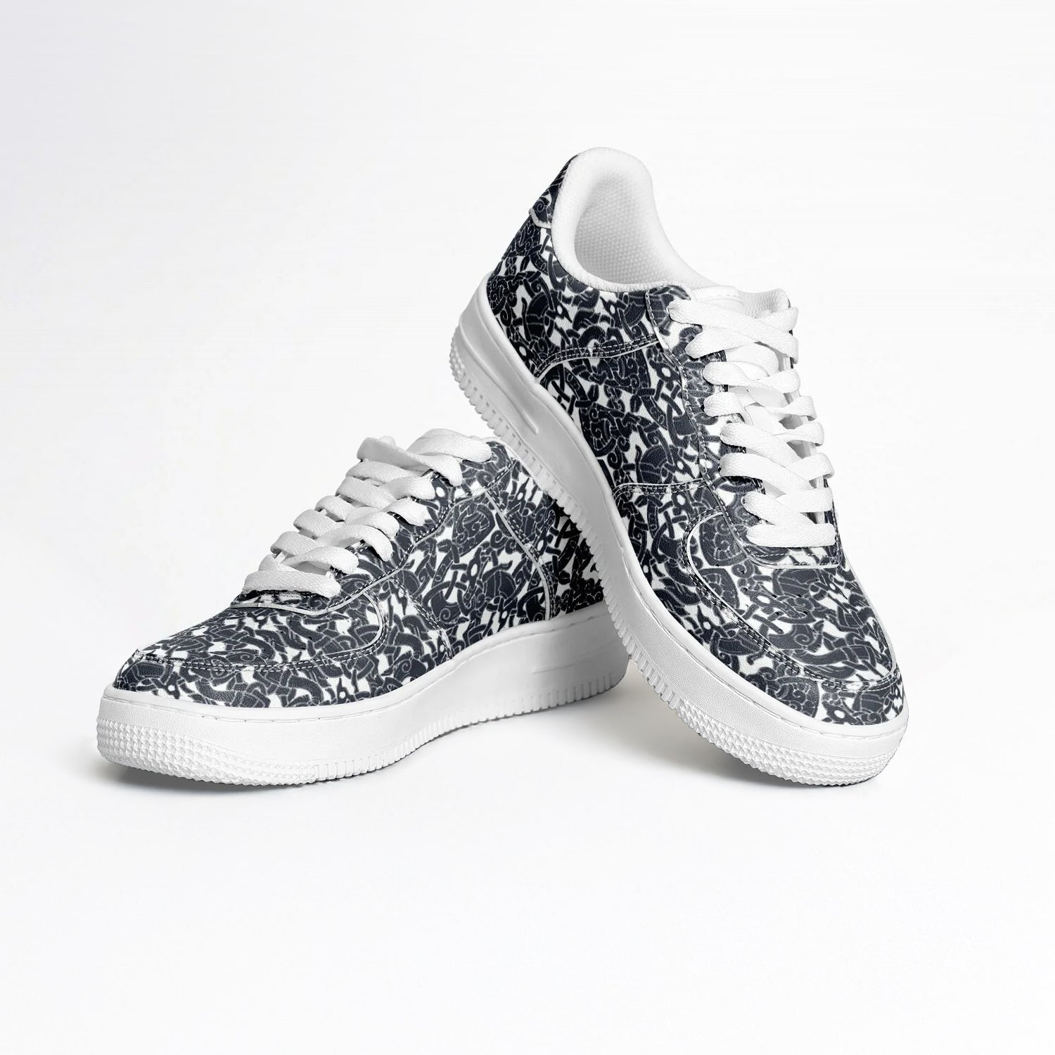 Jelling Pattern Sneakers