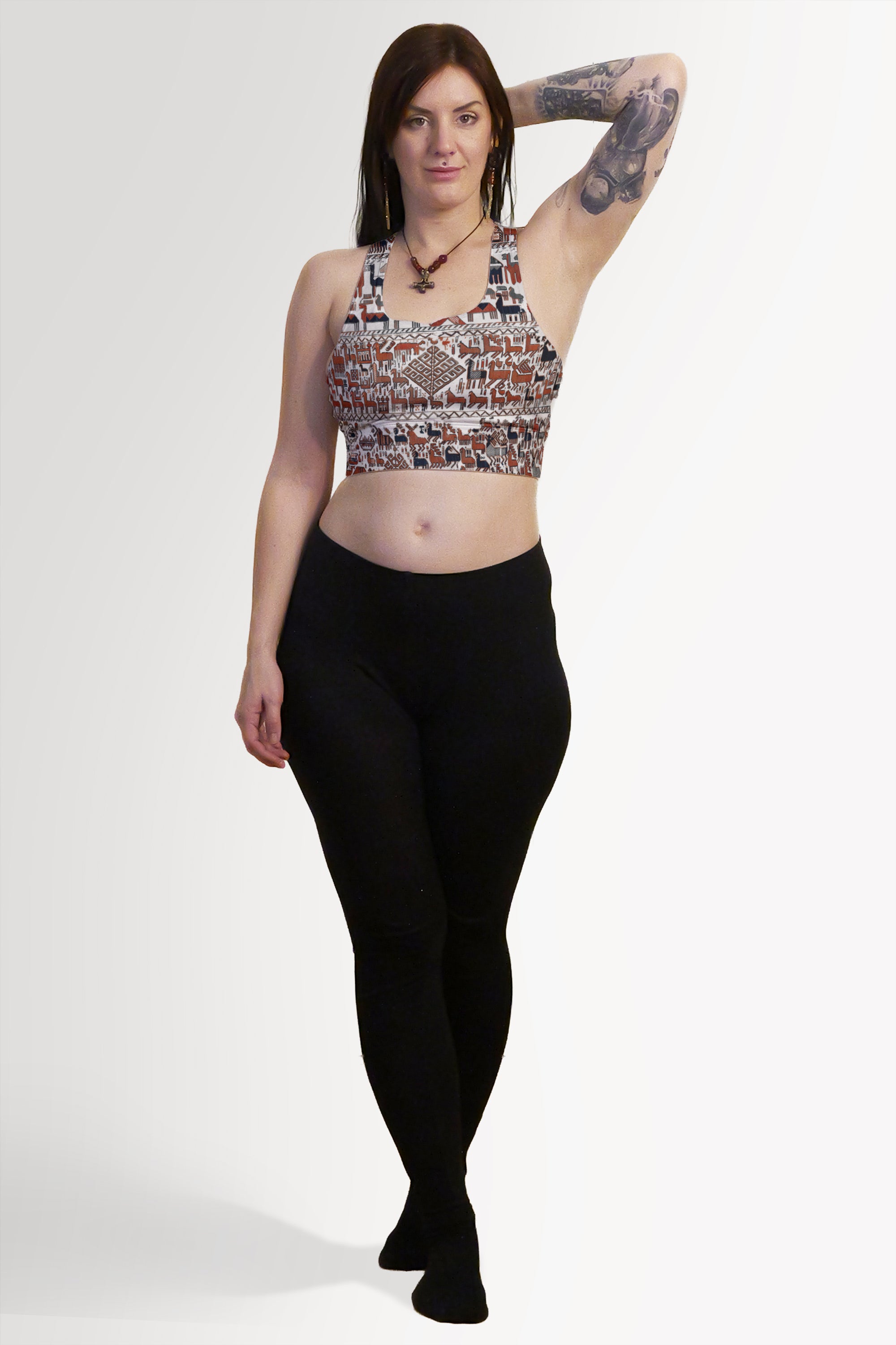 Sun Sigil Croptop Sweatshirt