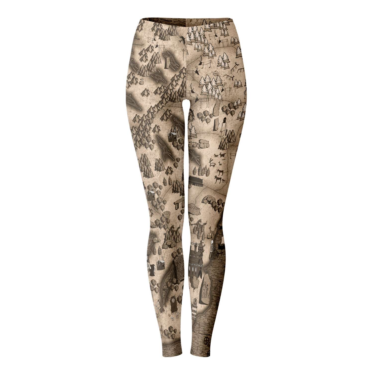 Royal Brown Fjorgyn Leggings