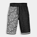 Oseberg Pattern Basketball-Shorts