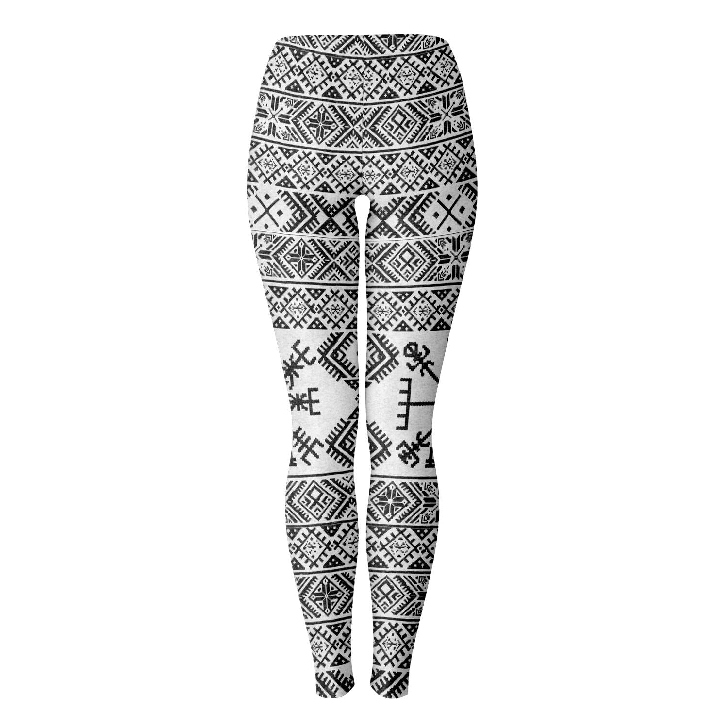 Folk Vegvisir Leggings