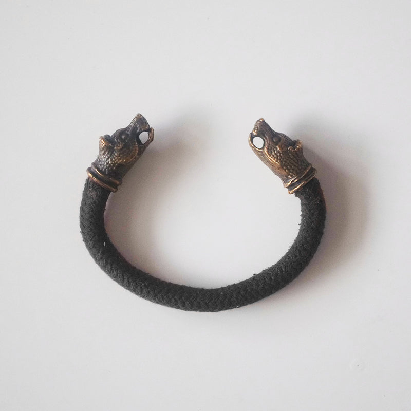 Black Bear Knit Bracelet